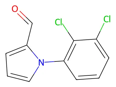 1-(2,3-dichlorophenyl)-1H-pyrrole-2-carbaldehyde structure