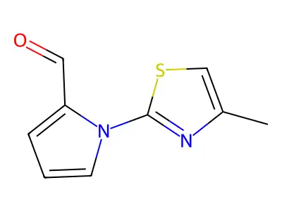 1-(4-methyl-1,3-thiazol-2-yl)-1H-pyrrole-2-carbaldehyde structure