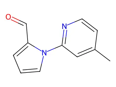1-(4-Methylpyridin-2-YL)-1H-pyrrole-2-carbaldehyde structure