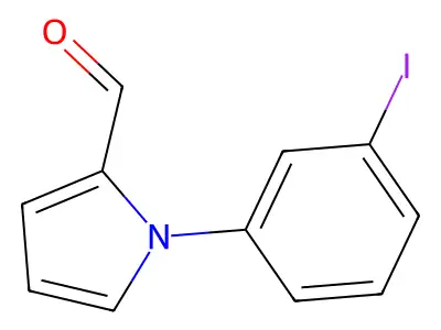 1-(3-Iodophenyl)-1h-pyrrole-2-carboxaldehyde structure