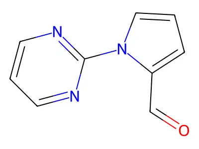 1-pyrimidin-2-yl-1H-pyrrole-2-carbaldehyde structure
