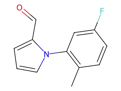 1-(5-Fluoro-2-methylphenyl)pyrrole-2-carbaldehyde structure