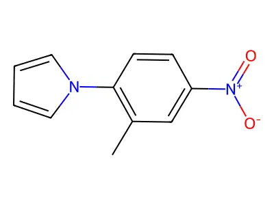1H-Pyrrole, 1-(2-methyl-4-nitrophenyl)- structure