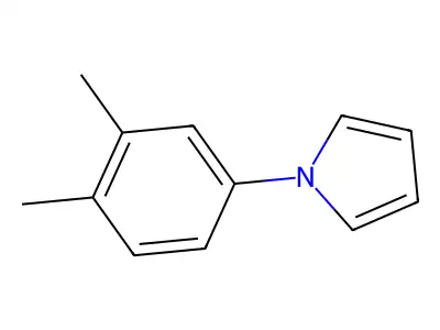 1-(3,4-dimethylphenyl)-1H-pyrrole structure