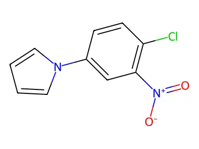 1-(4-chloro-3-nitrophenyl)-1H-pyrrole structure