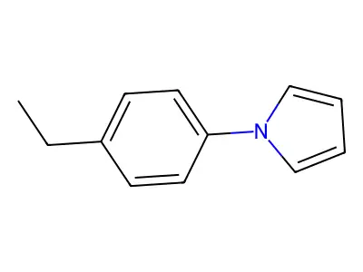 1-(4-ethylphenyl)-1H-pyrrole structure