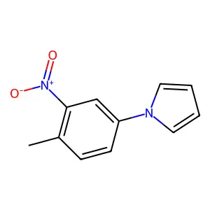 1-(4-methyl-3-nitrophenyl)-1H-pyrrole structure
