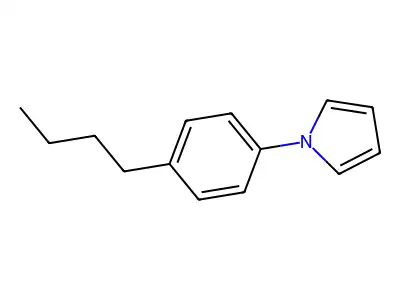 1-(4-butylphenyl)-1H-pyrrole structure