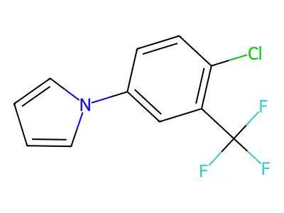 1-(4-Chloro-3-(trifluoromethyl)phenyl)-1H-pyrrole structure