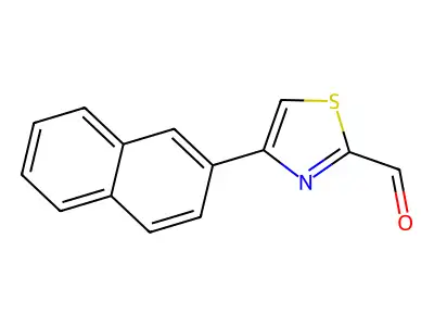4-(Naphthalen-2-yl)thiazole-2-carbaldehyde structure