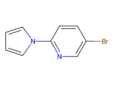 5-bromo-2-(1H-pyrrol-1-yl)pyridine structure