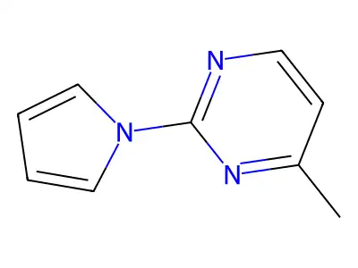 4-methyl-2-(1H-pyrrol-1-yl)pyrimidine structure