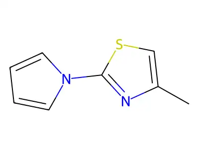 4-methyl-2-(1H-pyrrol-1-yl)-1,3-thiazole structure