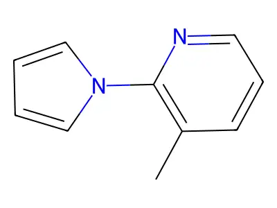 3-methyl-2-(1H-pyrrol-1-yl)pyridine structure