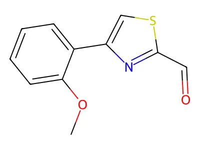 4-(2-Methoxyphenyl)-1,3-thiazole-2-carbaldehyde structure