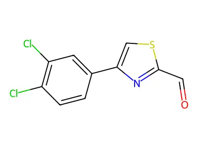4-(3,4-Dichlorophenyl)-1,3-thiazole-2-carbaldehyde structure