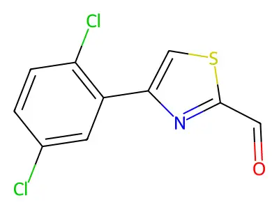 4-(2,5-Dichlorophenyl)-1,3-thiazole-2-carbaldehyde structure
