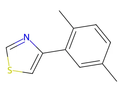 4-(2,5-Dimethylphenyl)-1,3-thiazole structure