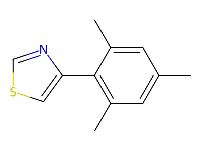 4-(2,4,6-Trimethylphenyl)-1,3-thiazole structure