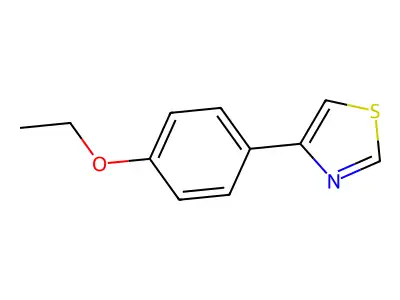 Thiazole, 4-(4-ethoxyphenyl)-(9CI) structure