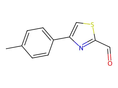 4-(4-Methylphenyl)-1,3-thiazole-2-carbaldehyde structure