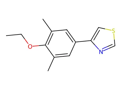 4-(4-Ethoxy-3,5-dimethylphenyl)-1,3-thiazole structure