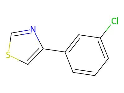 4-(3-Chlorophenyl)-1,3-thiazole structure