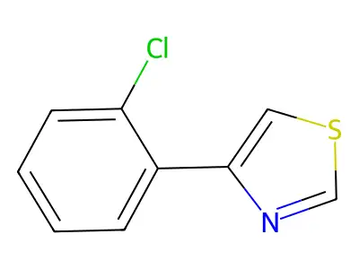 4-(2-Chlorophenyl)-1,3-thiazole structure