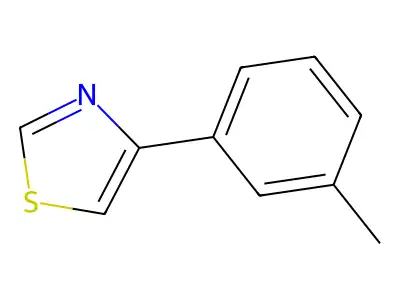 4-(3-Methylphenyl)-1,3-thiazole structure