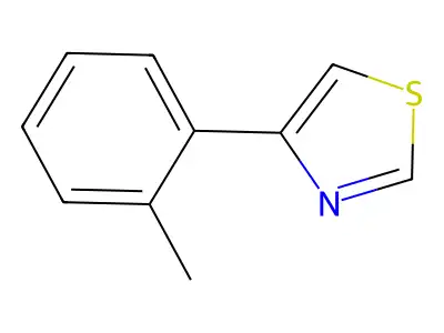Thiazole, 4-(2-methylphenyl)- structure