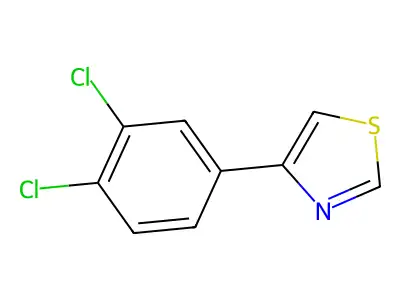 4-(3,4-Dichlorophenyl)-1,3-thiazole structure