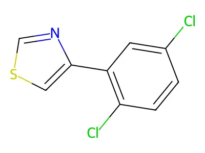 4-(2,5-Dichlorophenyl)-1,3-thiazole structure