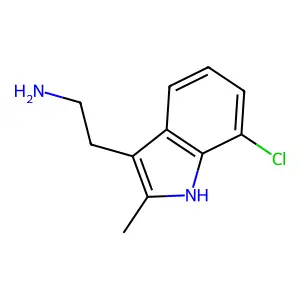 2-(7-Chloro-2-methyl-1H-indol-3-yl)ethanamine structure