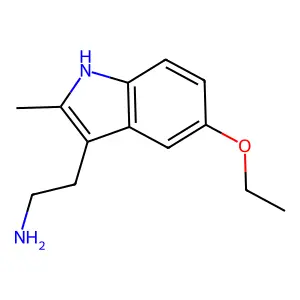 1H-Indole-3-ethanamine, 5-ethoxy-2-methyl- structure