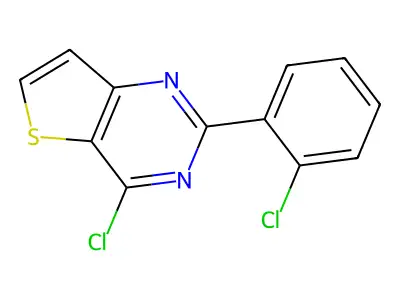4-Chloro-2-(2-chlorophenyl)thieno[3,2-d]pyrimidine structure