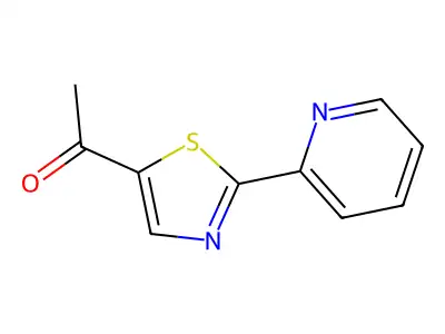1-(2-(Pyridin-2-yl)thiazol-5-yl)ethanone structure
