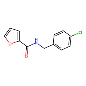 N-(4-氯苄基)呋喃-2-甲酰胺 structure