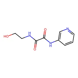 N-(2-羟乙基)-N'-吡啶-3-基乙二酰胺 structure