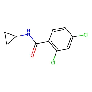 2,4-二氯-N-环丙基苯甲酰胺 structure