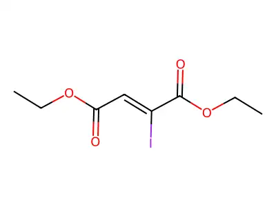 Diethyl iodofumarate structure
