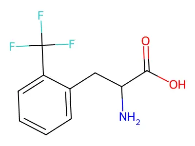 (S)-2-Amino-3-(2-(trifluoromethyl)phenyl)propanoic acid structure