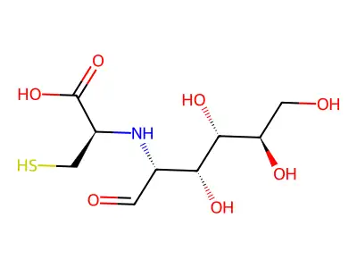 Glucose-cysteine structure