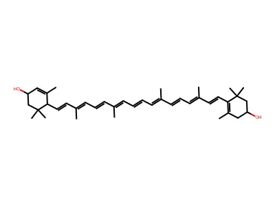 葉黃素 structure