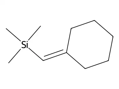 Silane, (cyclohexylidenemethyl)trimethyl- structure