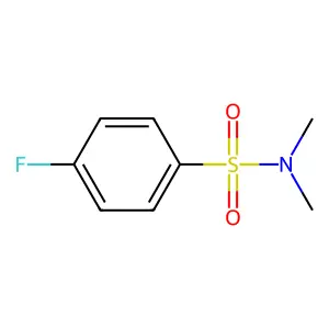 4-fluoro-N,N-dimethylbenzenesulfonamide structure