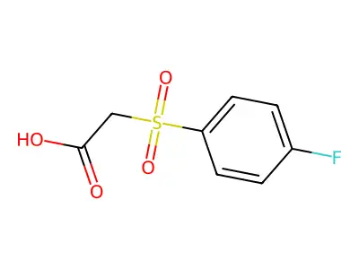 (4-Fluoro-benzenesulfonyl)-acetic acid structure