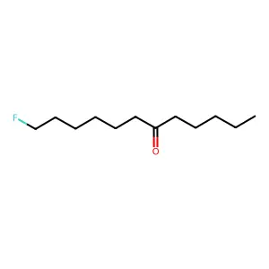 6-Dodecanone, 12-fluoro- structure