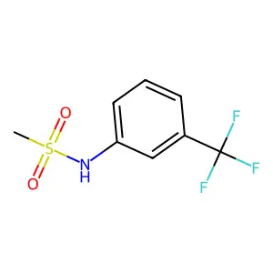 N-[3-(trifluoromethyl)phenyl]methanesulfonamide structure