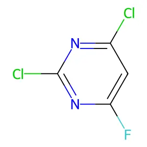 2,4-Dichloro-6-fluoropyrimidine structure