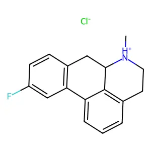 Aporphine, 10-fluoro-, hydrochloride structure